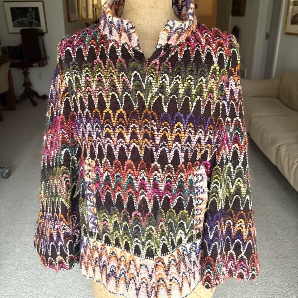 Vintage Missoni Multicolor Knit Jacket